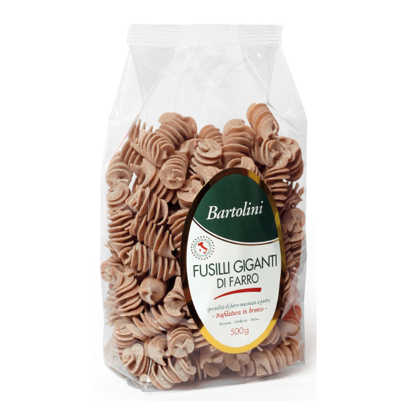 Fusilli Giganti di Farro Trafilati al Bronzo Gr. 500