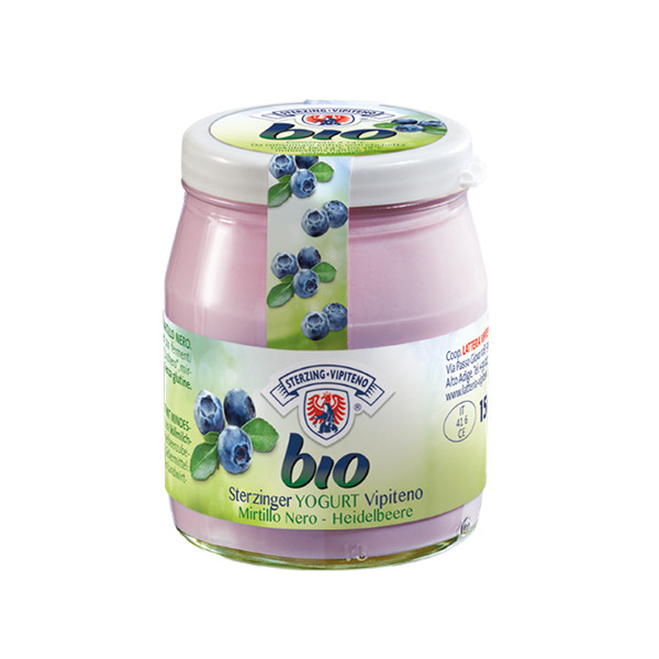 Yogurt Bio Vetro Mirtillo Nero Gr. 150 