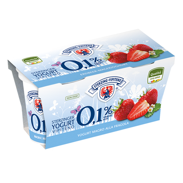 Yogurt Magro Fragola Gr. 125 x 2