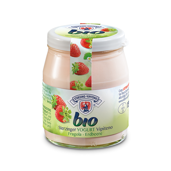 Yogurt Bio Vetro Fragola Gr. 150