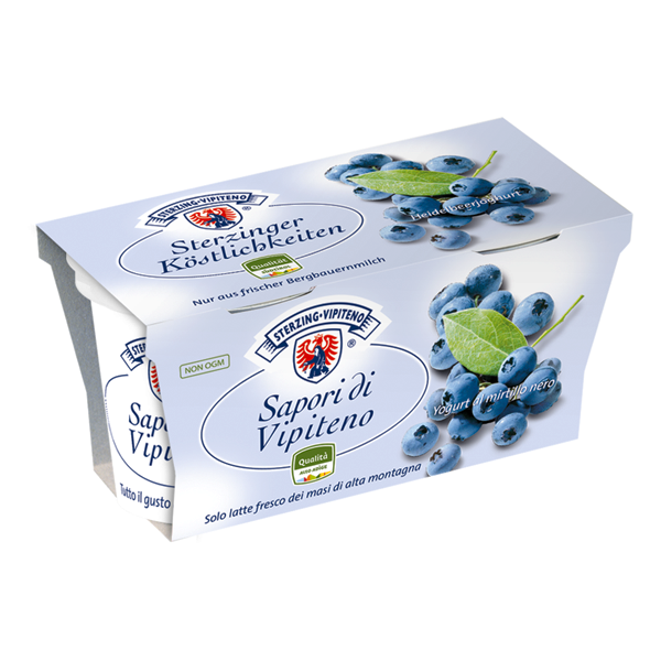 Yogurt Mirtillo Sapori di Vipiteno Gr. 125 x 2 