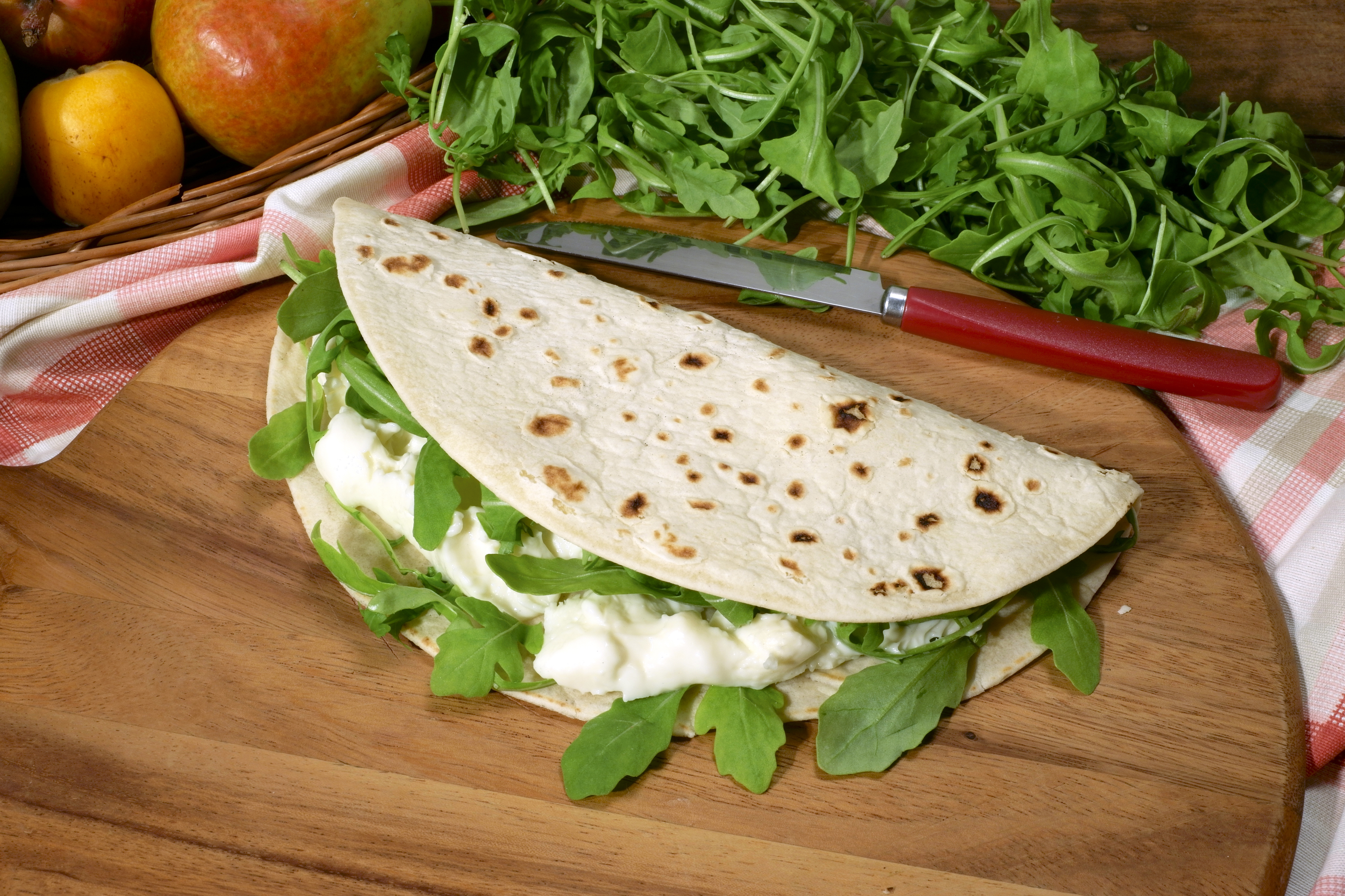 Piadina e Squacquerone