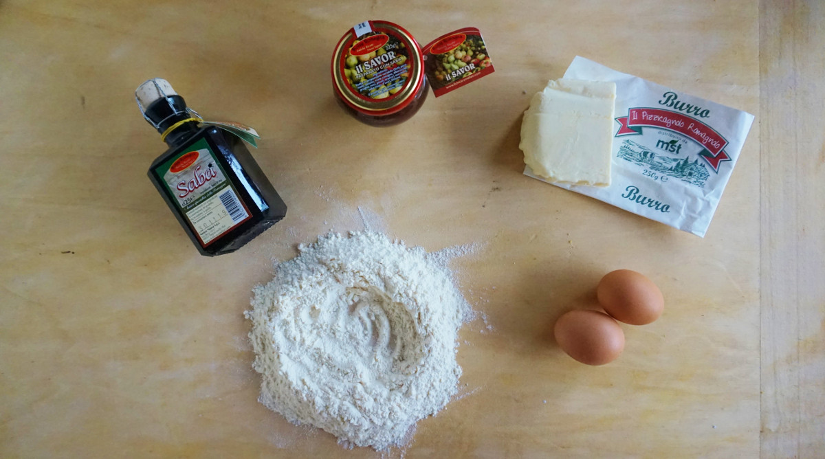 menù di natale tortelli fritti con savor, ricotta e crema di marroni bio ingredienti